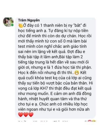 Feedback từ học viên
